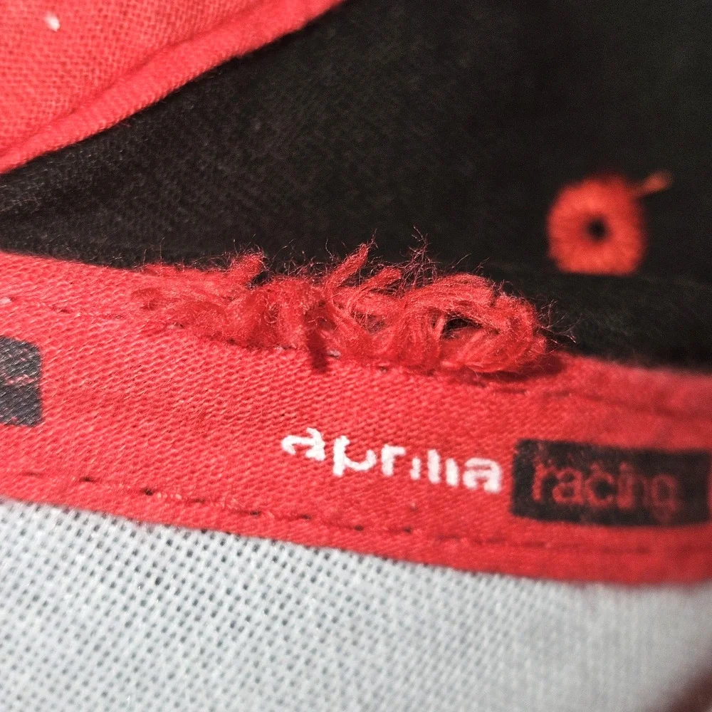 Aprilia Alitalia Racing Team Cap Hat MotoGP Italian Flag Colors Y2K Adjustable